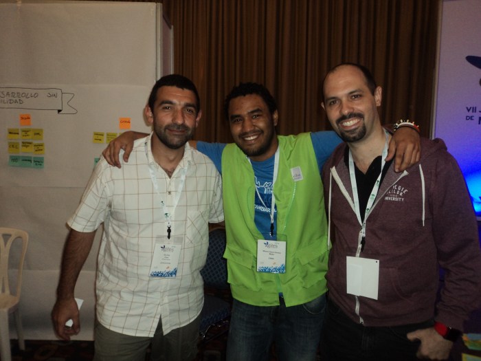 Con Diego Fontdevila y Mauro Cesar luego de la sesión de "Buen desarrollo sin agilidad"