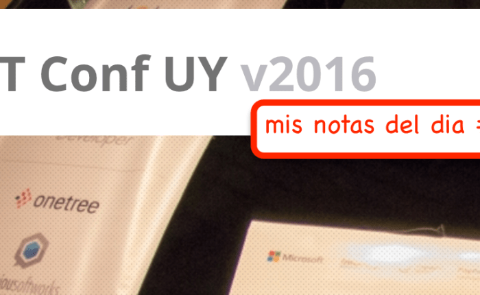 NetConfUY 2016, día&nbsp;1